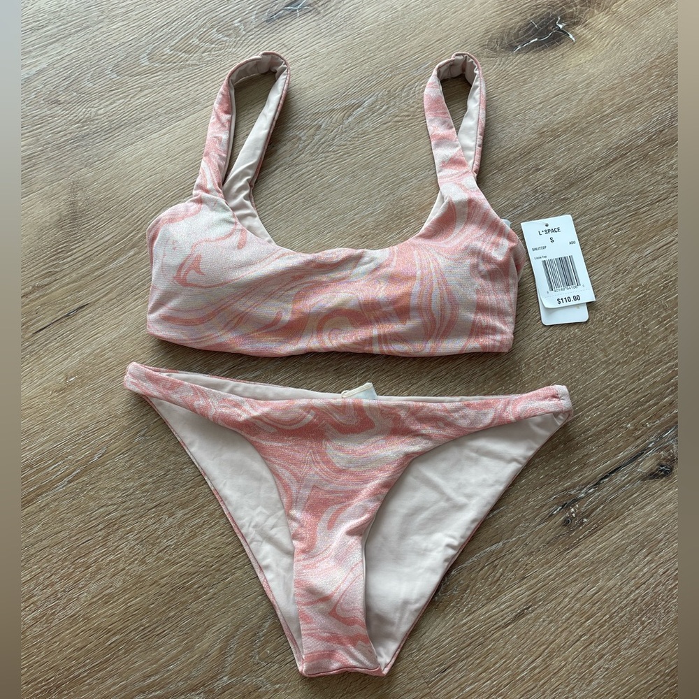 NWT L*space bikini set - top and bottom size S